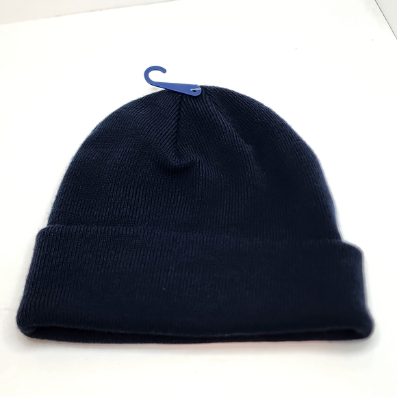 TOMMY HILFIGER HAT BEANIE , NAVY, UNISEX - Picture 6 of 10